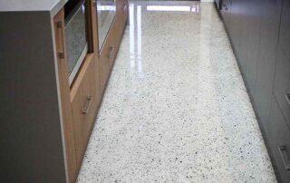This image shows a kitchen floor.